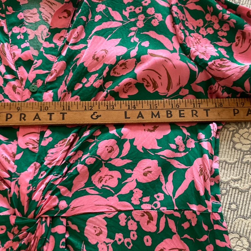 ESQUALO Green and Pink Floral Dress - Picture 2 of 8